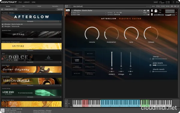 传奇电吉他采样音色-Spitfire Audio Fred Poirier Afterglow KONTAKT :-1
