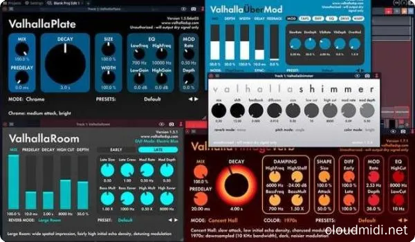 经典混响延迟效果套装-ValhallaDSP Bundle v2023.12 CE-mac :-1