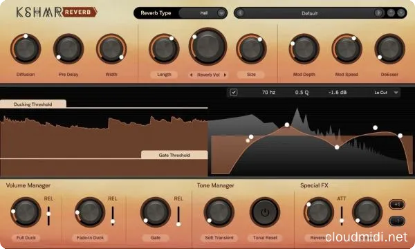 混响效果器-W.A. Production KSHMR Reverb v1.2.0 U2B Mac-MORiA :-1