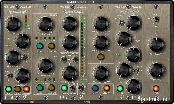 混音通道条插件-Plugin Alliance Lindell Audio ChannelX v1.2.2 U2B Mac-MORiA :-1