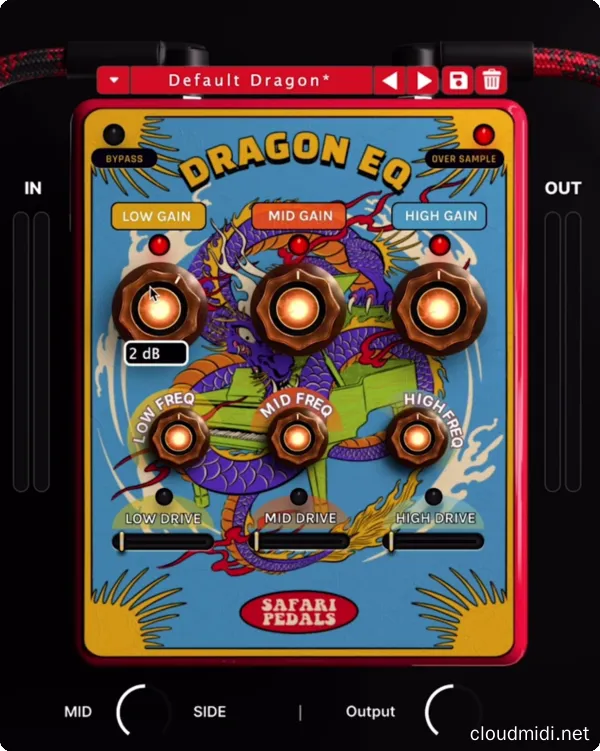 踏板均衡器插件-Safari Pedals Dragon EQ v1.3.66 TCD-win :-1