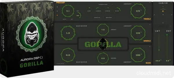 贝司放大器-Aurora DSP Gorilla v1.0.0 U2B Mac-MORiA :-1