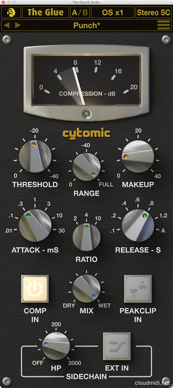 模拟压缩效果器-Cytomic The Glue v1.7.0 WiN-MAC :-1