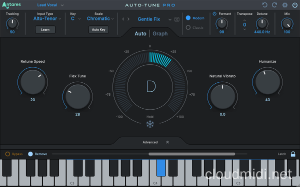 人声自动修音/电音插件-Antares Auto-Tune Pro X v10.3.1 CE-win :-1