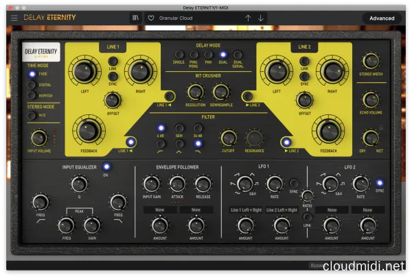 延迟效果器-Arturia Delay ETERNITY v1.6.0.4457 macOS :-1