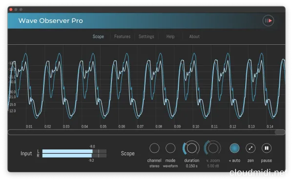 时域音频分析插件-Press Play Wave Observer Pro 1.10.0 WiN-MAC :-1