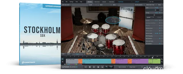 拓展鼓音源-Toontrack Stockholm SDX SoundBank :-1