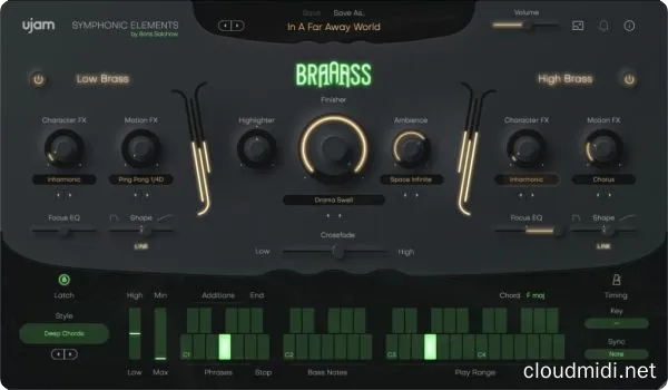 汉斯齐默铜管音源-uJAM Symphonic Elements BRAAASS v1.1.1 Mac-MORiA :-1