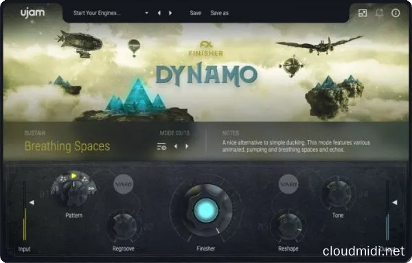 动画音景氛围效果器-uJAM Finisher DYNAMO v1.2.0 U2B Mac-MORiA :-1