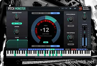 多功能变声效果器-Devious Machines Pitch Monster v1.3.13 R2R-win :-1 多功能变声效果器-Devious Machines Pitch Monster v1.3.13 R2R-win :-1