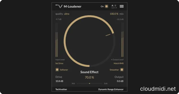 动态响度控制插件-Techivation M-Loudener v1.1.3 R2R-win :-1