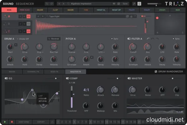 鼓机合成器-Wave Alchemy Triaz Plugin v1.0.0 + Content R2R-win :-1