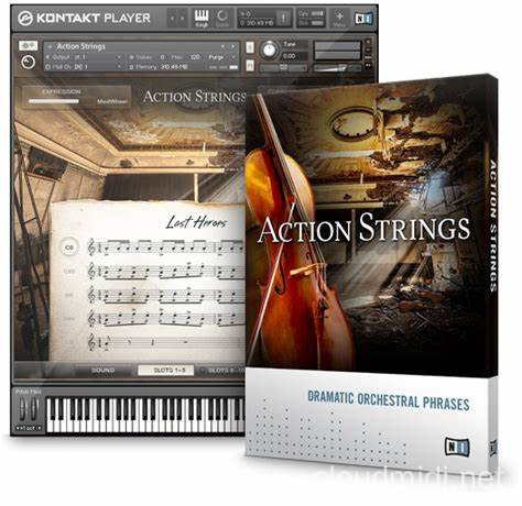 电影节奏弦乐音色-Native Instruments Action Strings 2 v1.1.1 Kontakt :-1