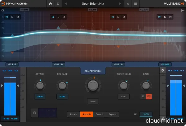多段动态压缩效果器-Devious Machines Multiband X6 v1.0.35 MacOS-MORiA :-1 多段动态压缩效果器-Devious Machines Multiband X6 v1.0.35 MacOS-MORiA :-1