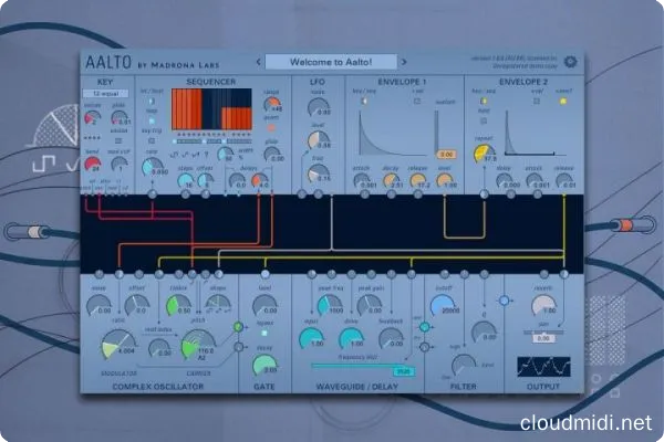 半模块化合成器-Madrona Labs Aalto v1.9.5 macOS :-1