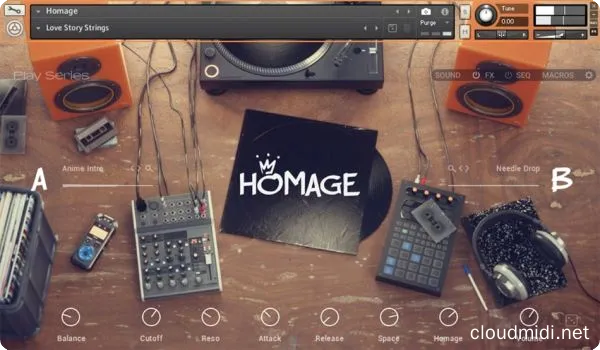 复古嘻哈综合音色库-Native Instruments Play Series Homage v1.0.2 Kontakt :-1