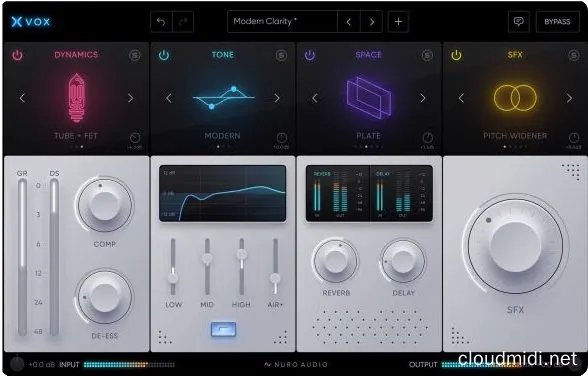 智能人声混音插件-Nuro Audio Xvox v1.1.1 MacOS :-1 智能人声混音插件-Nuro Audio Xvox v1.1.1 MacOS :-1