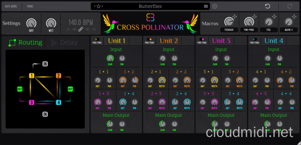 创意延时效果器-BDSP Cross Pollinator v1.0.3 MOCHA WiN-MAC :-1