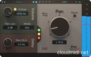 声像平衡插件-Boz Digital Labs Pan Knob v2.0.8 R2R WiN-MAC :-1 声像平衡插件-Boz Digital Labs Pan Knob v2.0.8 R2R WiN-MAC :-1
