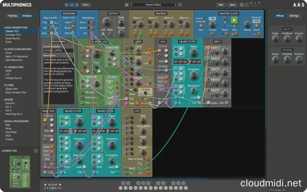 模块化合成器-Applied Acoustics Systems Multiphonics CV-1 v1.1.0 macOS :-1 模块化合成器-Applied Acoustics Systems Multiphonics CV-1 v1.1.0 macOS :-1
