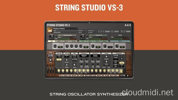 物理建模弦乐音源-Applied Acoustics Systems String Studio VS-3 v3.2.2 macOS :-1