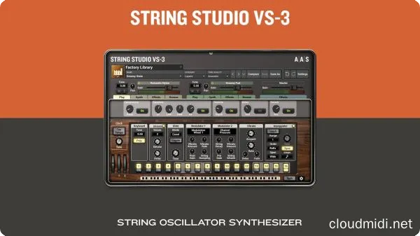 物理建模弦乐音源-Applied Acoustics Systems String Studio VS-3 v3.2.2 macOS :-1