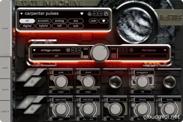 多功能模拟合成器-Cradle State Machine Low End v1.0.4 TC-win :-1 多功能模拟合成器-Cradle State Machine Low End v1.0.4 TC-win :-1