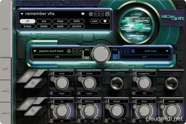 复古电子合成器-Cradle State Machine Slow Drift v1.0.4 TC-win :-1