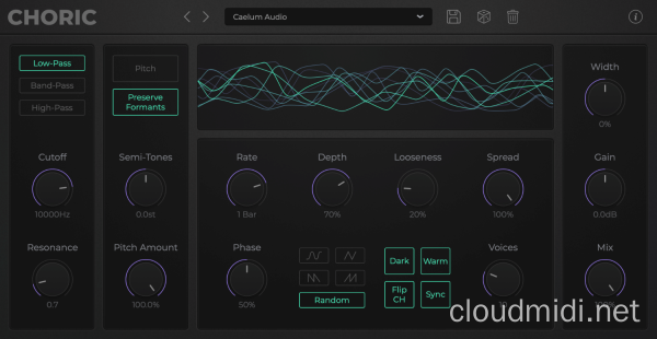 合唱效果器-Caelum Audio Plugins Choric v1.0.5 macOS :-1