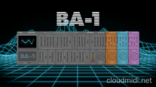 模拟单声道合成器-BABY Audio BA-1 v1.5.0 R2R WiN-MAC :-1