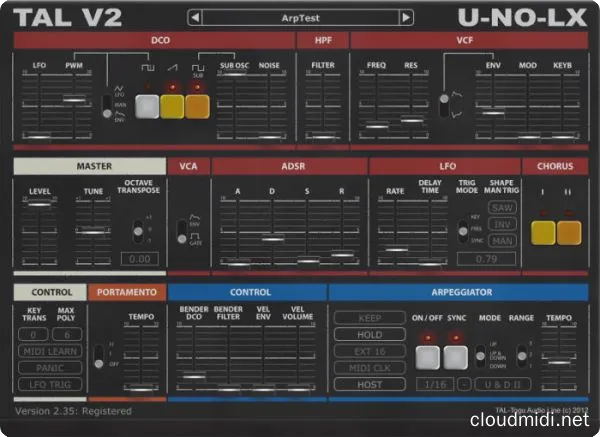 模拟合成器-Togu Audio Line TAL-U-NO-LX-v2 v4.8.5 MacOS-MORiA :-1