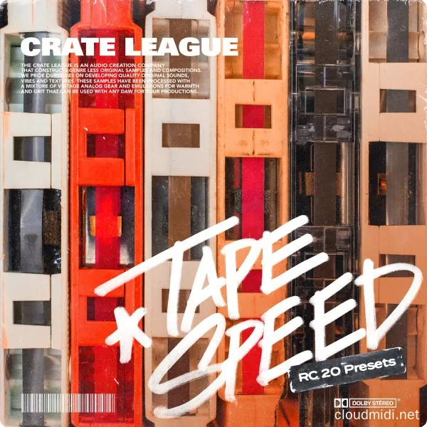 混音插件预设-The Crate League Tape Speed XLN RC-20 Retro Color Preset Pack :-1