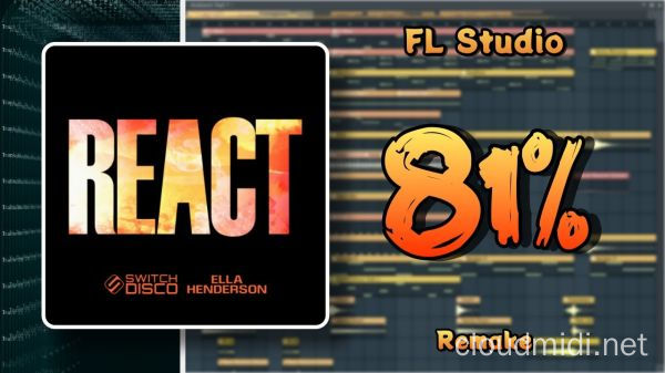 采样工程模版-Distilish Switch Disco REACT FL Studio Remake + FLP :-1
