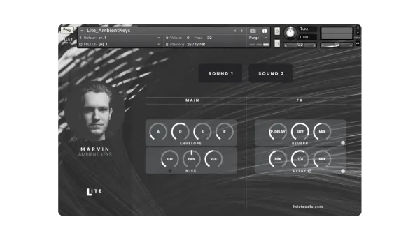 键盘综合氛围音色-Inletaudio Ambient Keys Kontakt :-1