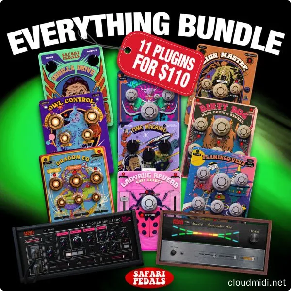 踏板效果器插件套装-Safari Pedals Everything Bundle v2024.3 R2R-win :-1