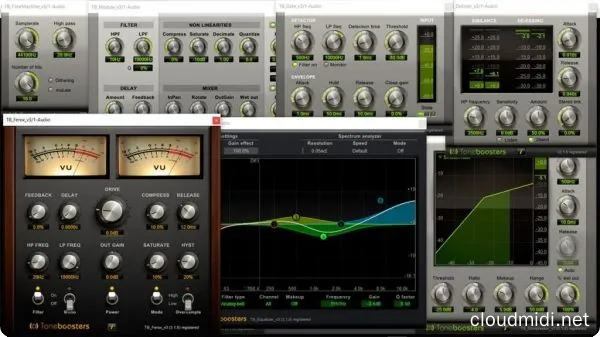 综合效果插件套装-ToneBoosters Plugin Bundle v1.8.0 R2R WiN-MAC :-1