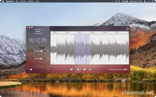 苹果音频变调变速软件-Stringed v2.21 macOS-TNT :-1