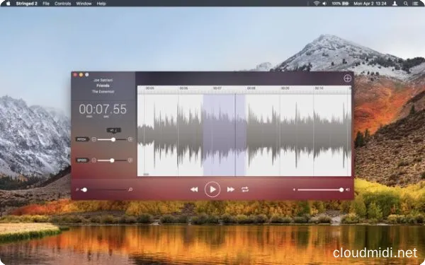 苹果音频变调变速软件-Stringed v2.21 macOS-TNT :-1 苹果音频变调变速软件-Stringed v2.21 macOS-TNT :-1