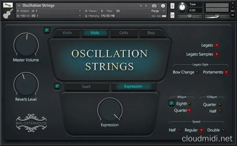 震荡弦乐音色-Ben Osterhouse Oscillation Strings v1.1 Kontakt :-1