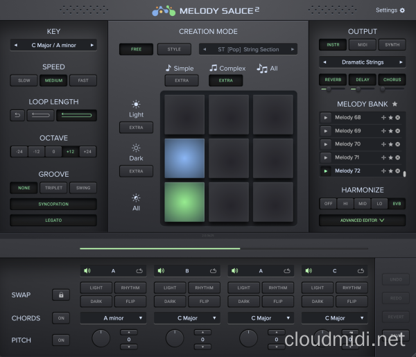 智能旋律生成插件-EVAbeat Melody Sauce v2.1.5 macOS-HCiSO :-1