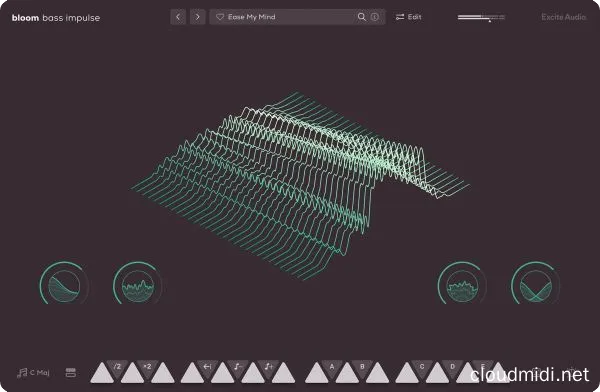 低音循环合成器-Excite Audio Bloom Bass Impulse v1.0.0 R2R WIN-MAC :-1