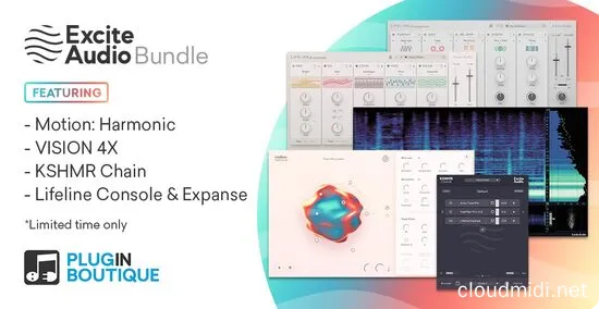 8个特色混音&乐器插件合集-Excite Audio Plugins Bundle 2024.4 R2R WiN-MAC :-1 8个特色混音&乐器插件合集-Excite Audio Plugins Bundle 2024.4 R2R WiN-MAC :-1