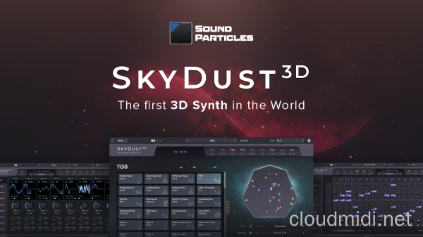 3D电子合成器-Sound Particles SkyDust 3D v1.5.2 TC-win :-1