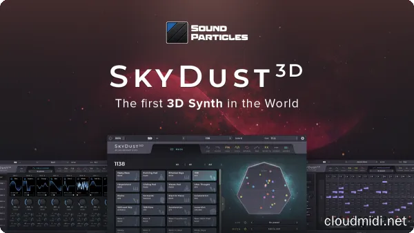 3D电子合成器-Sound Particles SkyDust 3D v1.5.2 TC-win :-1