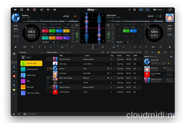 苹果DJ音乐制作软件-Algoriddim djay Pro v5.1.5 macOS-TNT :-1