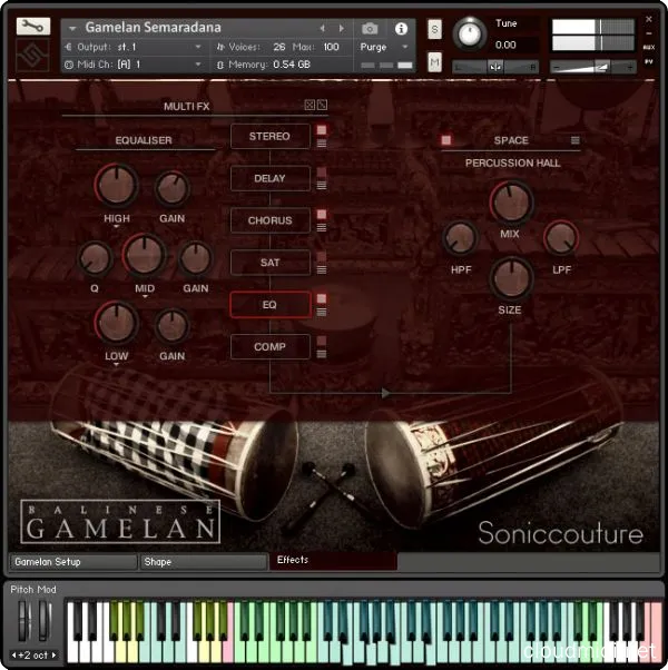 巴厘岛伽美兰音色-Soniccouture Balinese Gamelan II v1.5.1 Kontakt :-1