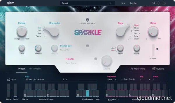 虚拟前卫独立电吉他音源-UJAM Virtual Guitarist Sparkle 2 v2.3.0 Fixed WiN-MAC :-1