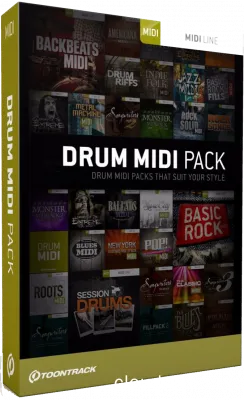 虚拟鼓手节奏拓展模版-Toontrack Drums MIDI Pack v2021.8 :-1