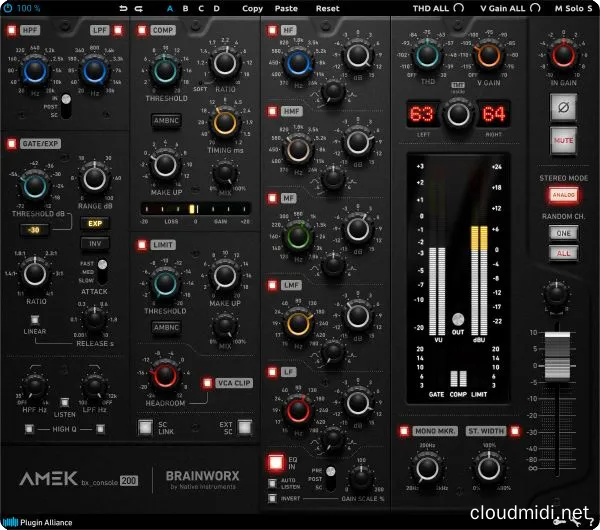 混音通道条插件-Plugin Alliance bx_console AMEK 200 v1.0.0 WiN-MAC :-1 混音通道条插件-Plugin Alliance bx_console AMEK 200 v1.0.0 WiN-MAC :-1