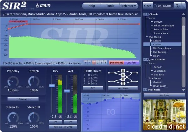 卷积混响软件-SIR Audio Tools SIR2 v2.4.12d R2R WiN-MAC :-1